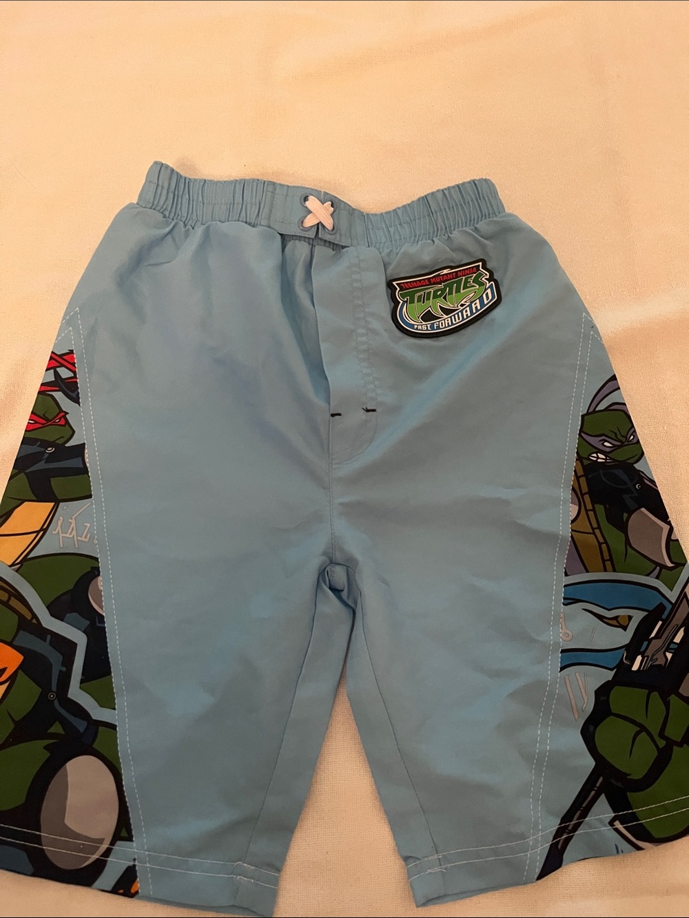 Swim shorts Teenage Mutant Ninja Turtles boys new size 6 polyester Mirage Studio